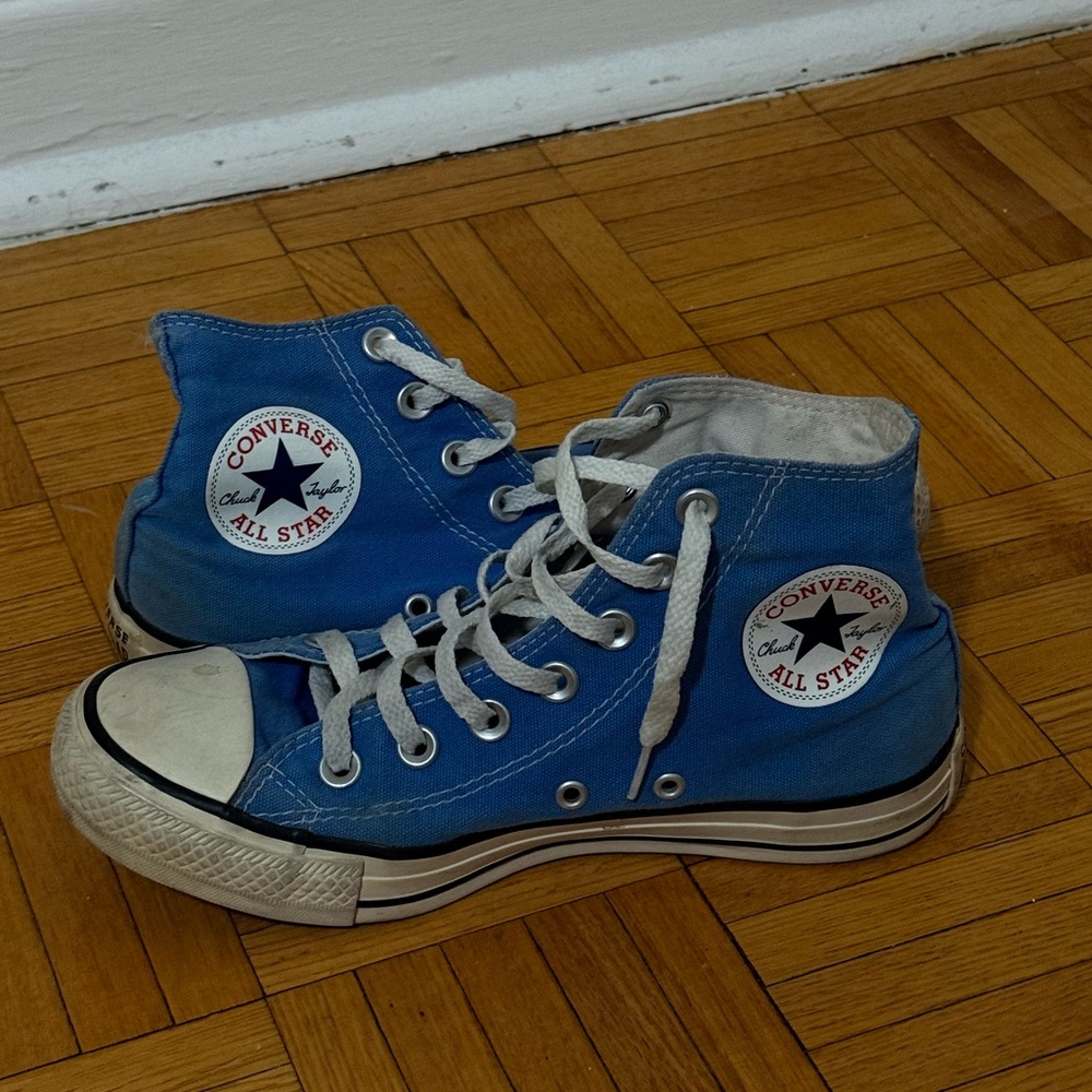 Converse Blue High-Tops - Picture 2 of 5